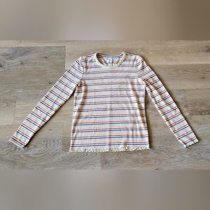 Madewell Multicolor Striped Long Sleeve Tee